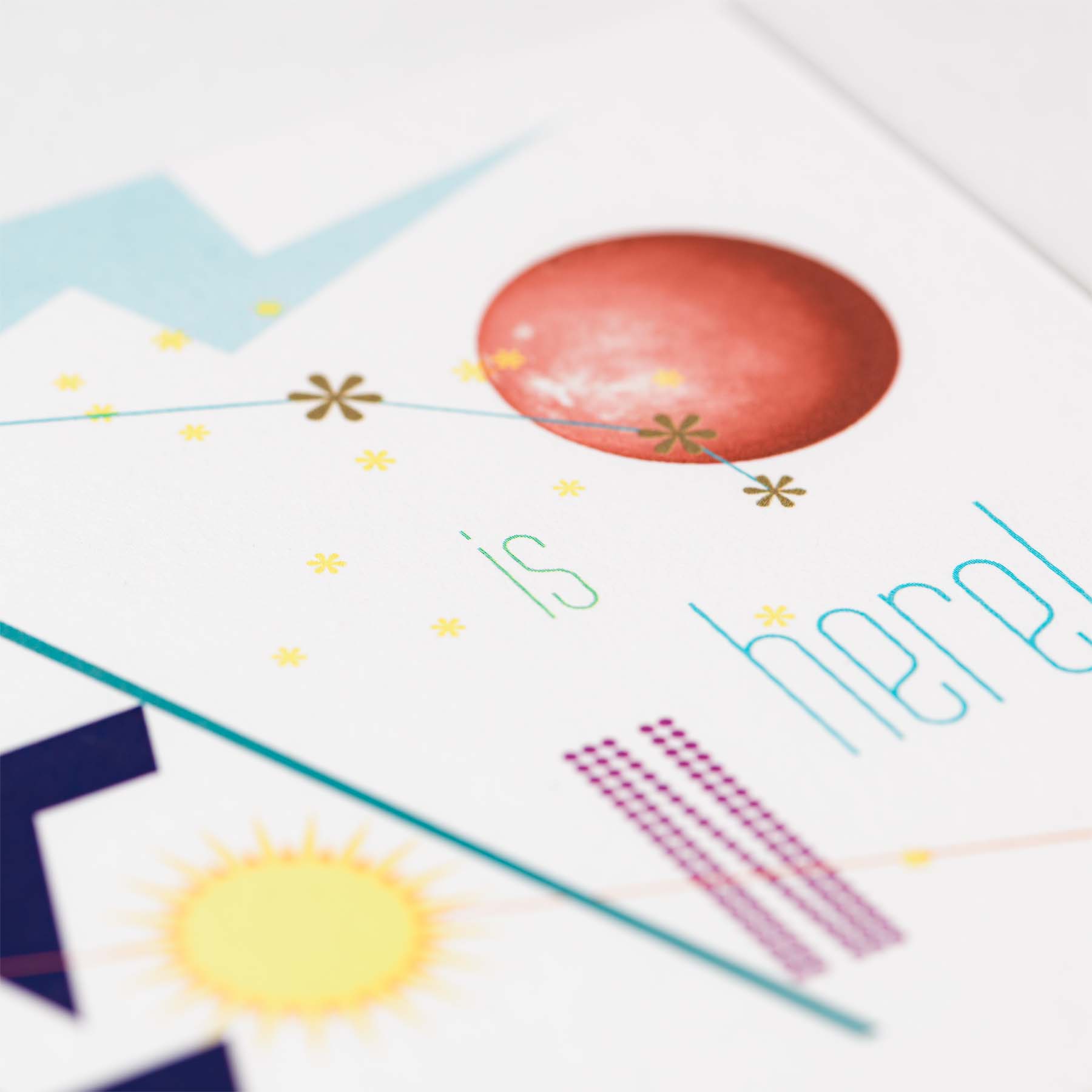 Detail shot of the planet Mars and Aries constellation.